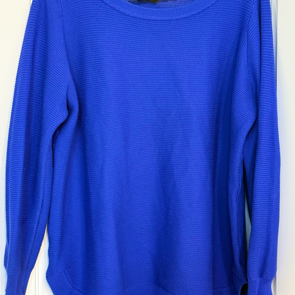 Cyrus Royal Blue Women's Crew Neck Sweater